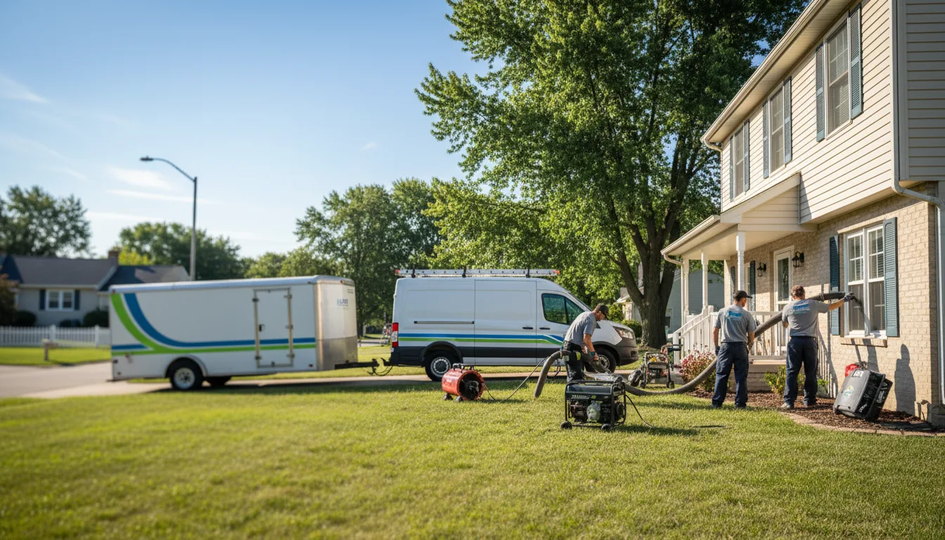 Flooded Basement Restoration And Cleanup With Repair in Ivanhoe, MN near me